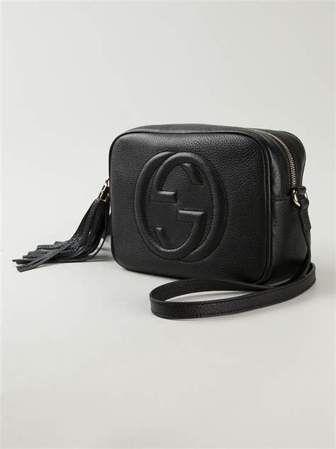 gucci dames tas zwart|Gucci leather handbags.